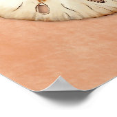 Wasser Farbe Sand Dollar am Strand Poster (Ecke)