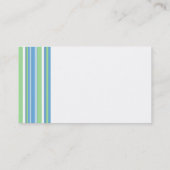 Wasser-Farbgestreifte Visitenkarte (Rückseite)