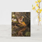 Wasser-Fee Notecards Karte (Gelbe Blume)