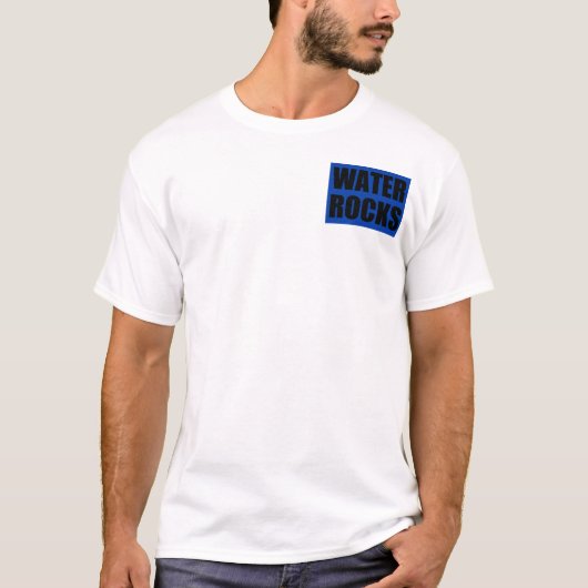 Wasser-Felsen T-Shirt (Vorderseite)