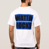 Wasser-Felsen T-Shirt (Rückseite)