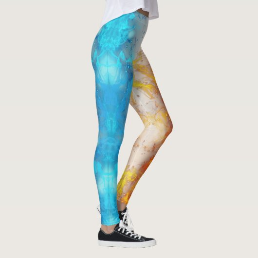 Wasser & Feuer Leggings (Rechts)