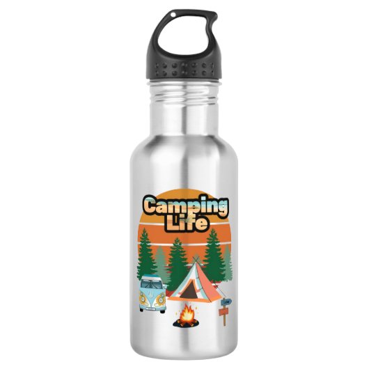 Wasser Flasche Camping Edelstahlflasche (Vorderseite)