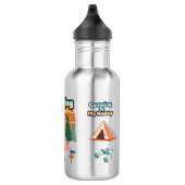 Wasser Flasche Camping Edelstahlflasche (Rechts)