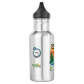 Wasser Flasche Camping Edelstahlflasche (Links)
