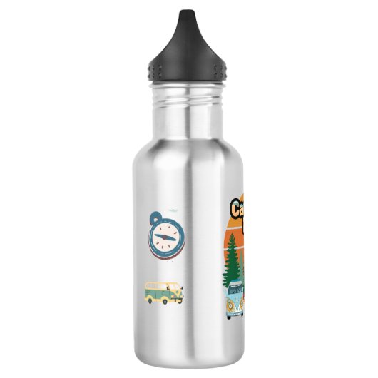 Wasser Flasche Camping Edelstahlflasche (Links)