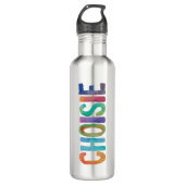 Wasser-Flasche CHOISIE Edelstahl-24oz Edelstahlflasche (Vorderseite)