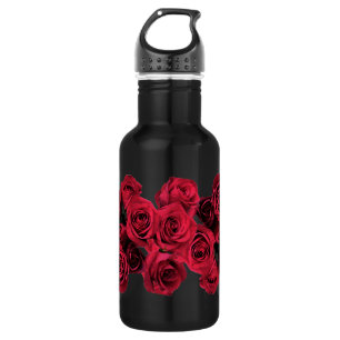 Wasser-Flasche der Rosen-Blumen-18oz Trinkflasche