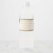 Wasser Flasche Etikett Zwillingsmädchen Afrikanisc (Vorderseite)