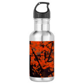 Wasser Flasche Fall Roter Baumkronen Malerei Edelstahlflasche (Vorderseite)