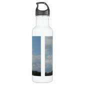 Wasser-Flasche: Freiheitsstatue Edelstahlflasche (Rückseite)