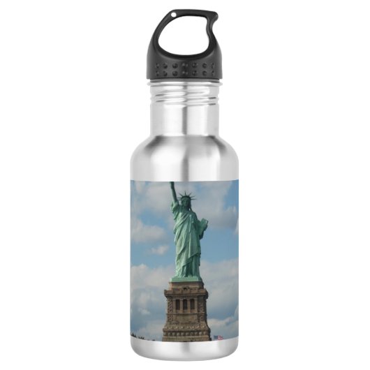 Wasser-Flasche: Freiheitsstatue Edelstahlflasche (Vorderseite)