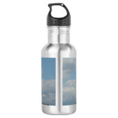 Wasser-Flasche: Freiheitsstatue Edelstahlflasche (Rückseite)