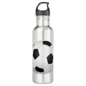 Wasser-Flasche mit Fußball Fußball-UEFA Fifa Edelstahlflasche (Vorderseite)