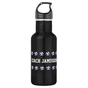 Wasser-Flasche, personalisiert, Fußball-Zug, Trinkflasche