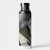 Wasser Flasche Trend Abstrakt Art Schwarz-weiß Gol (Links)