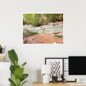 Wasser fließen poster (Heimbüro)