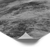 Wasser fließt poster (Ecke)