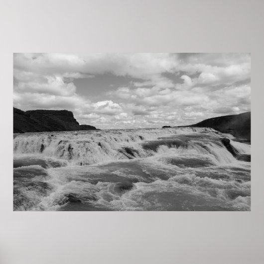 Wasser fließt poster (Vorne)