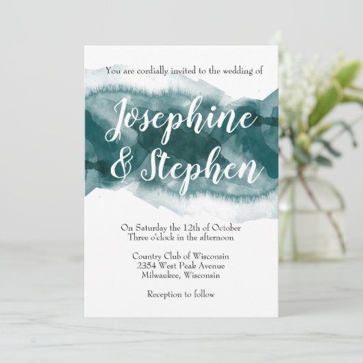 Wasser für das Soul Einladung (Stehend Vorderseite)