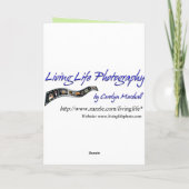 Wasser für den Lebensunterhalt Karte (Rückseite)