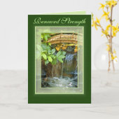 Wasser für den Lebensunterhalt Karte (Gelbe Blume)