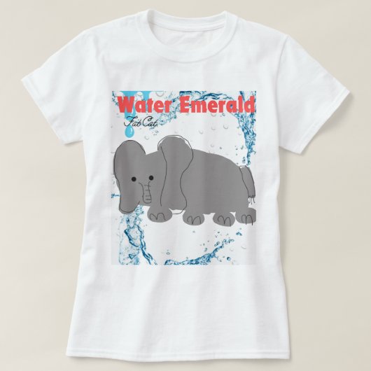 Wasser für Frauen T-Shirt (Design vorne)