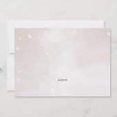 Wasser für medizinische Altersversorgung Einladung (Rückseite)