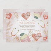 Wasser für medizinische Altersversorgung Einladung (Vorne/Hinten)