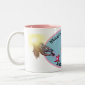 Wasser für meine Wasserfarben Zwei-Tone-Tasse Zweifarbige Tasse (Links)