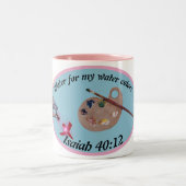 Wasser für meine Wasserfarben Zwei-Tone-Tasse Zweifarbige Tasse (Mittel)