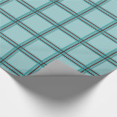 Wasser-für-Schokolade kariert Geschenkpapier (Ecke)