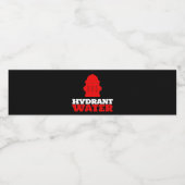 Wasser für Wassertiere - Party Wasserdichte Flasch Wasserflaschenetikett (Einzelnes Label)