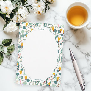 Wasser-Garten Florale Brautparty Süß INDIVIDUELL Dankeskarte