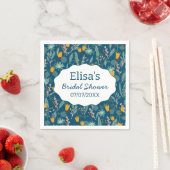 Wasser Garten Florale Bridal Shower Cute BENUTZERD Serviette (Beispiel)