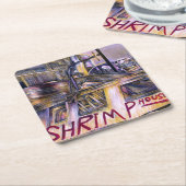 Wasser-Geborenes Mystery Meat Rechteckiger Pappuntersetzer (angewinkelt)