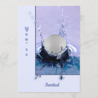 Wasser-Gefahr Einladung