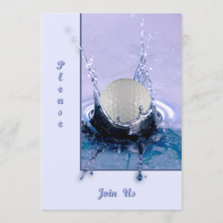 Wasser-Gefahr Einladung