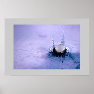 Wasser-Gefahr Poster