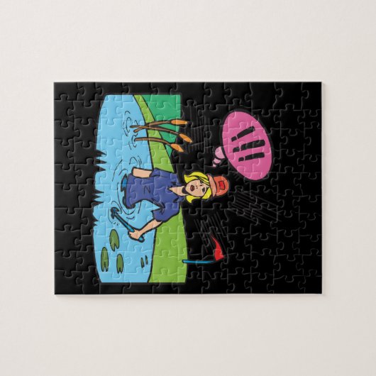 Wasser-Gefahr Puzzle (Horizontal)