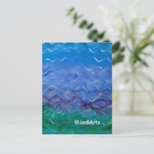 Wasser-Gemälde-Postkarte Feiertagspostkarte