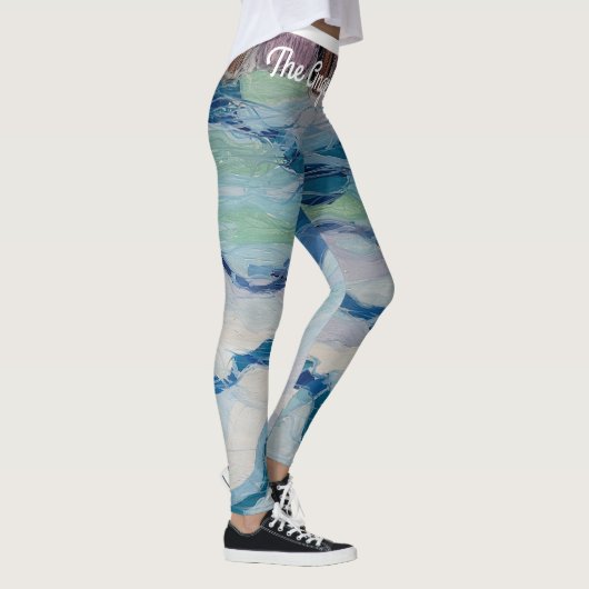 Wasser gemusterte Leggings, die Flügel des Engels Leggings (Rechts)