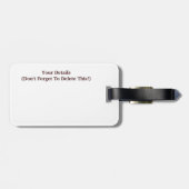 WASSER GEPÄCKANHÄNGER (Rückseite horizontal)