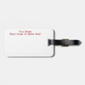 WASSER GEPÄCKANHÄNGER (Rückseite horizontal)