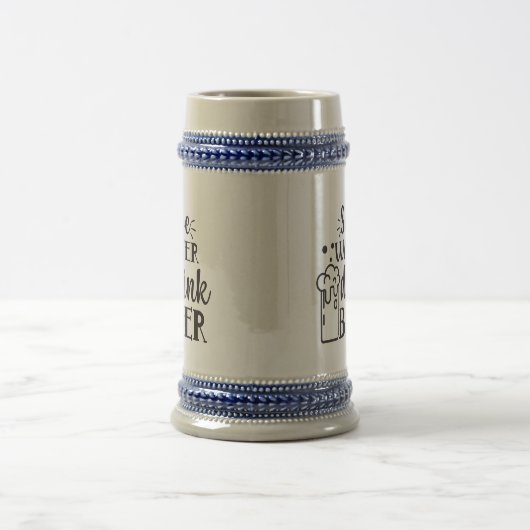 Wasser gerettet, Bier trinken Bierglas (Mittel)