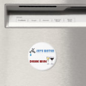 Wasser gerettet, Wein trinken Magnet (In Situ (Geschirrspüler))