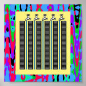 Wasser Gestochen: Wasserhahn laufen optische Illus Poster (Vorne)