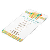 Wasser-Getreide-Verhältnis Handy Kitchen Guide Mag Magnet (Linke Seite)