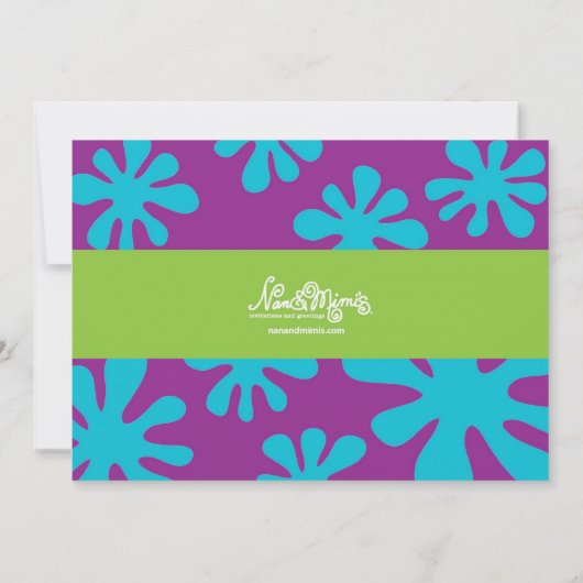 Wasser-Gewehr-Party Einladung (Rückseite)