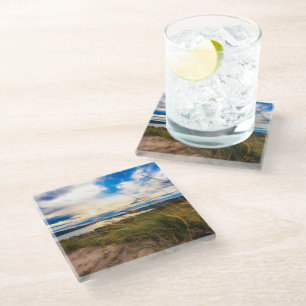 Wasser   Glen Lake Sleeping Bear Dunes Michigan Glasuntersetzer